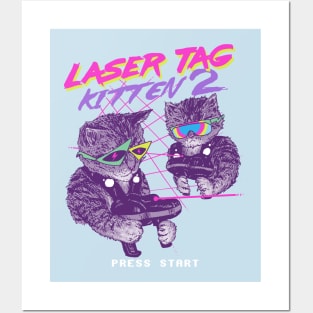 Laser Tag Kitten 2 Posters and Art